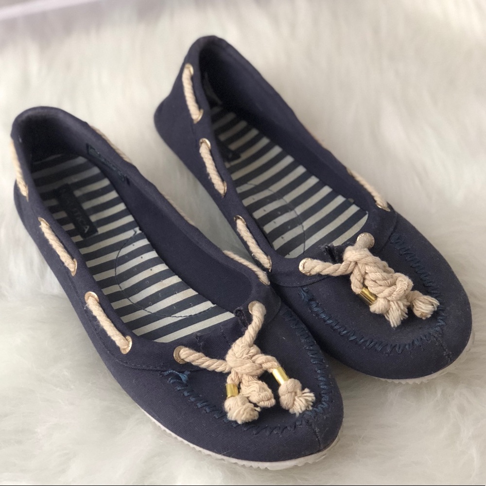 Nautical Canvas Boat Shoes